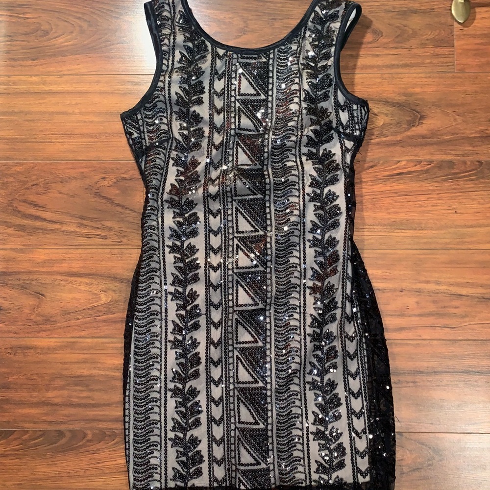 Pretty Beaded Tight Dress!